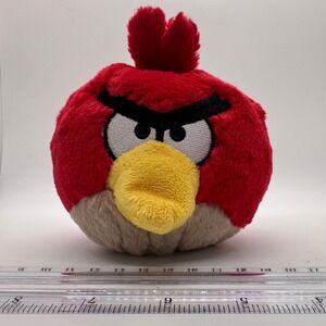Angry Birds Red Bird Plush‎ Stuffed Animal Toy Collectible 5" Soft